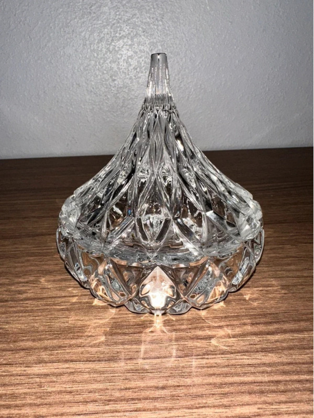 Godinger Crystal Hersheys Kiss Dish 1990’s